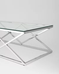 Стол журнальный ИНСИГНИЯ 120x60 Серебро