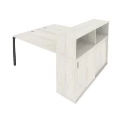 Рабочая станция с опорным шкафом-купе Metal System Б.РС-СШК-2.3 Наварра/Антрацит