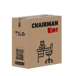 Детское кресло CХАИРМАН ТИН (Кидс) 102 черный пластик Зоопарк / CHAIRMAN (Kids)