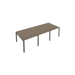 Переговорный стол (3 столешницы) Метал Сйстем Б.ПРГ-3.1 Вяз/Антрацит / Metal System