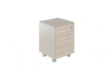 Тумба мобильная Atlas NZ-0224.GS.YN Серый камень Ясень Наварра