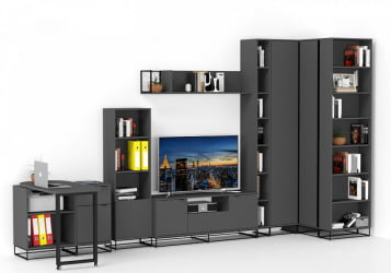 Полка City большая графит