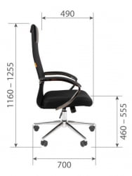 Кресло руководителя CХАИРМАН 612 Серый / CHAIRMAN