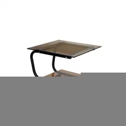 Стол журнальный Дуэт 9 Чёрный/ тонированное