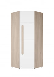 Бельевой шкаф Палермо ШК-013 Ясень шимо светлый Белый