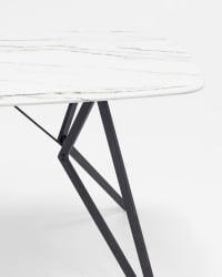 Большой обеденный стол Денвер 140x90 Белый