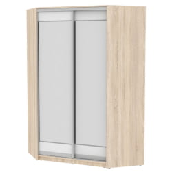 Шкаф-купе YA-230х1400-568-5(ДСС-Белый-D2D2)