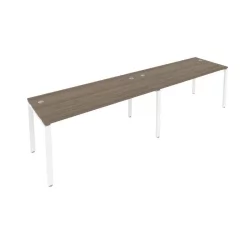 Рабочая станция на 2 раб.места Metal System Б.СМ-2.4 Вяз/Белый