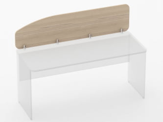 Офисная перегородка Glassy 5.12.16 Венге