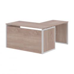 Стол письменный угловой левый XTEN-QP XQPCT 1415H L Дуб Сонома Серый