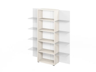 Стеллаж дополнительный LEMO L-641 Сосна Скандинавия