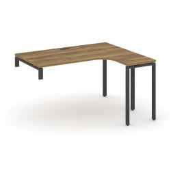 Стол-надставка на опорную тумбу (правый) CONCEPT CN.OSAN-004(R) Сандал Янтарный Черный