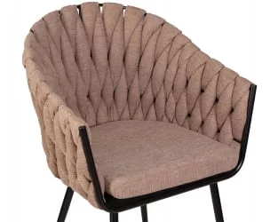 Стул обеденный DOBRIN MATILDA Коричневая ткань LAR 275-3