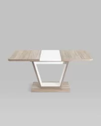 Стол раскладной Vector 120-160 Дуб анкона-белый