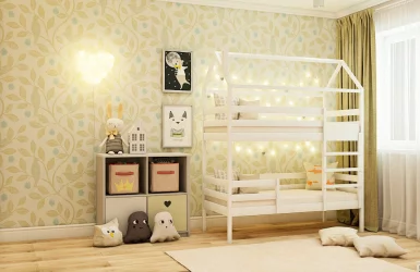 Кровать-домик RooRoom кд-7 Белый