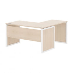 Стол письменный угловой левый XTEN-QP XQPCT 1415 L Бук Тиара Белый