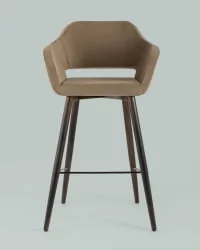 Стул барный Саймон Б велюр Капучино