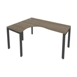 Стол письменный МЕТАЛ СЙСТЕМ БП.СА-4 Л Вяз/Антрацит / METAL SYSTEM