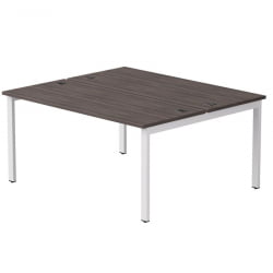 Бенч-система на 2 места на металлокаркасе, опоры 90 гр Everprof EVO 254S018 Дуб Пасадена Белый (1580)