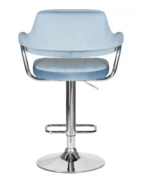 Стул барный DOBRIN CHARLY (пудрово-голубой велюр (MJ9-74)) 2 шт