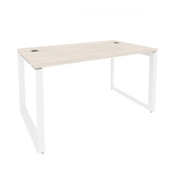 Стол рабочий руководителя на О-образном м/к ОНИКС О.МО-СРР-3.8 Денвер Светлый/Белый / ONIX O.MO-SRR-3.8