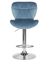 Стул барный DOBRIN BARNY (пудрово-голубой велюр (MJ9-74)) 2 шт