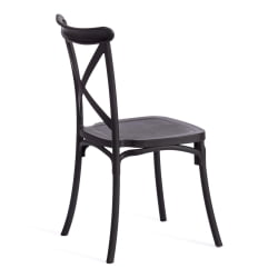 Кухонный стул CROSS (mod. PL24) пластик, 48 х 58 х 89 см, Black (черный) 05