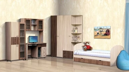 Кровать с ящиками ПМ-5 Юниор-6
