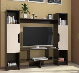 Тумба для гостиной ТВ-6 Венге-дуб молочный