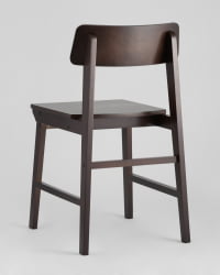 Стул ОДЕН ВООД кс2 из массива гевеи Эпрессо / ODEN WOOD x2