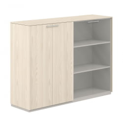 Шкаф средний двойной Atlas NZ-0305+NZ-0325.YN.YN.GL Ясень Наварра