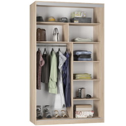 Шкаф-купе Б-230х135х60-1(Венге-ДМ-Д9Д10) / B-230х135х60-1(Венге-ДМ-D9D10)