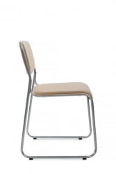Кресло Nix RCH OMKL-02 Бежевый/Металл окрашенный Хром