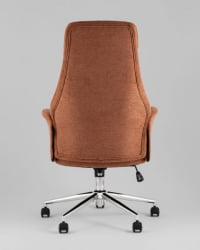 Кресло офисное TopChairs Neoma терракотовый ткань