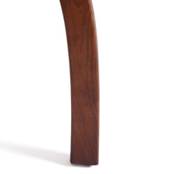 Стол деревянный THONET (mod.T9108) дерево вяз, 100х75 см, Темный Орех (№5)