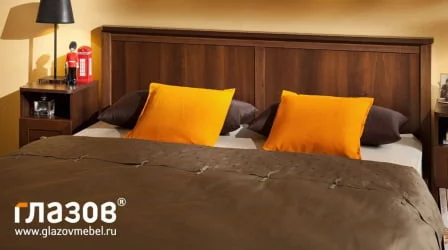 Полутороспальная кровать Sherlock 43 Орех шоколадный (спальня)