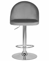 Стул барный DOBRIN MILANA Серый велюр MJ9-75