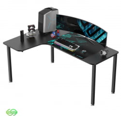Угловой компьютерный стол EUREKA CD-L01L-60B Black