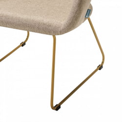 Кресло Hugs К beige/Линк золото