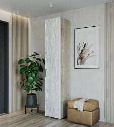 Шкаф-пенал Пайн ПП 2 Дуб Ривьера Бетон Пайн