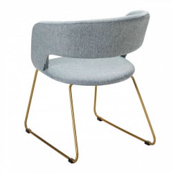 Кресло Hugs К св.сер/Линк золото