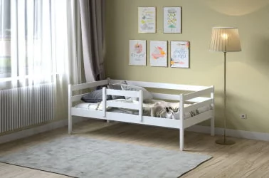 Детская кровать для мальчика RooRoom VK-11 Белая