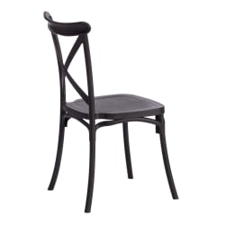 Кухонный стул CROSS (mod. PL24) пластик, 48 х 58 х 89 см, Black (черный) 05