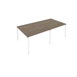 Переговорный стол (2 столешницы) Metal System Б.ПРГ-2.2 Вяз/Белый