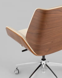 Кресло офисное TopChairs Crown SN экокожа бежевый