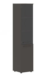 Шкаф-колонка комбинированная левая EDIS EHCS 42.2 L Мокко Мокко Мокко