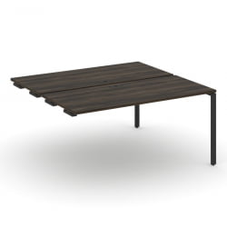 Двойной стол-приставка к опорным тумбам/шкафам CONCEPT CN.DSPR-004 Дуб Мали Черный