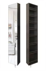 Темный шкаф Лупо Шелф (левый) Венге