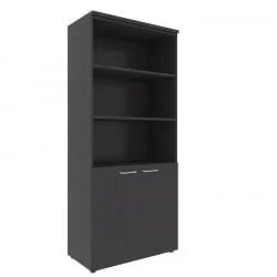 Шкаф с 1 комплектом глухих малых дверей и топом XHCS 85.5 Легно Темный