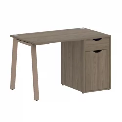 Стол письменный ХОМЕ ОФФИCЕ ВР.СП-3-118.1.А Вяз Благородный/Мокко металл / HOME OFFICE VR.SP-3-118.1.A